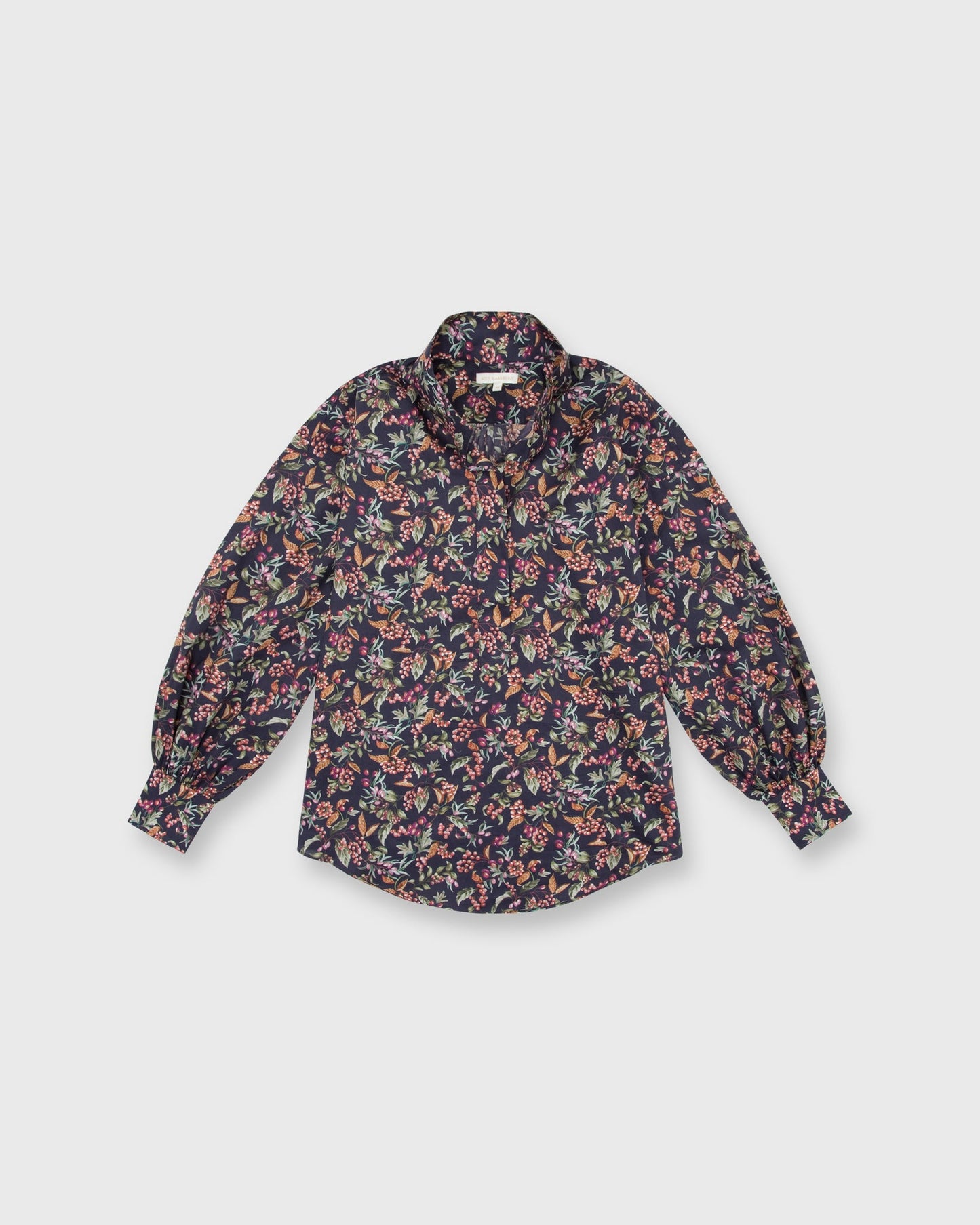 Anaya Popover Shirt in Berry Bittersweet Liberty Fabric