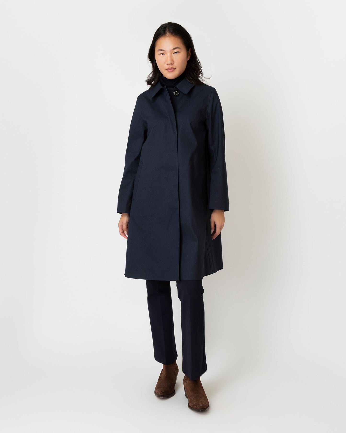 Banton Coat in Navy