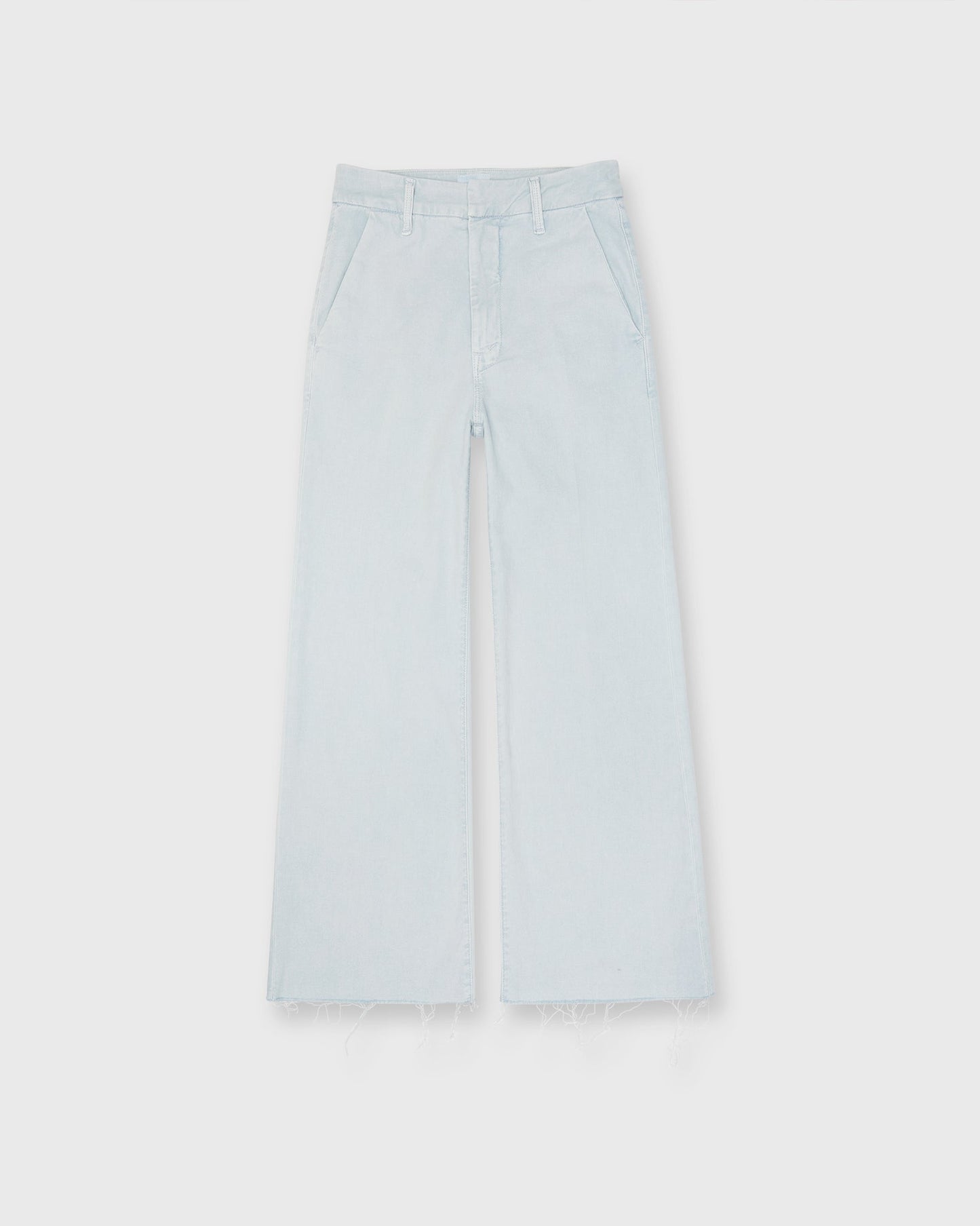 The Roller Crop Prep Fray Jean in Ballad Blue