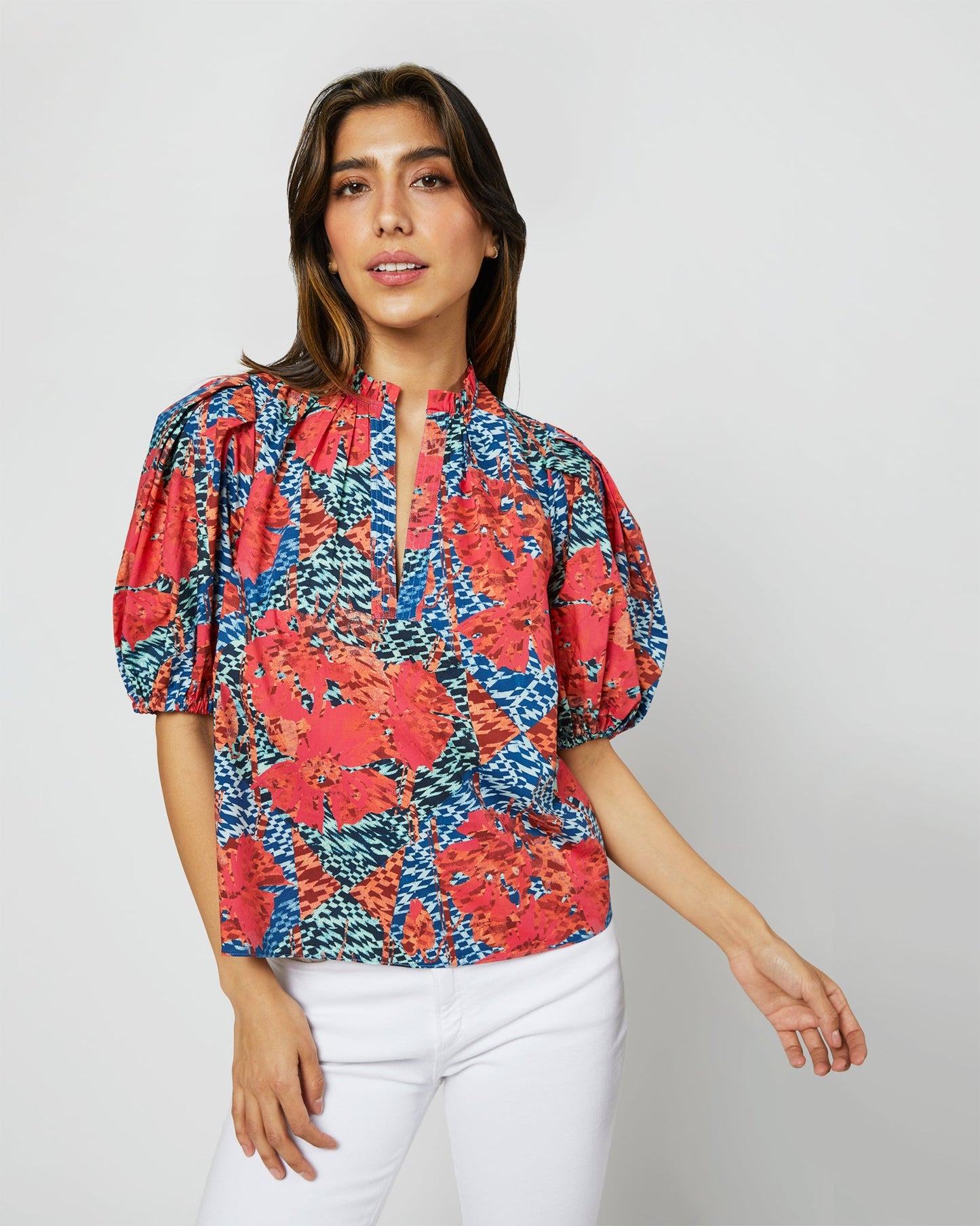 Tillie Top in Flamingo