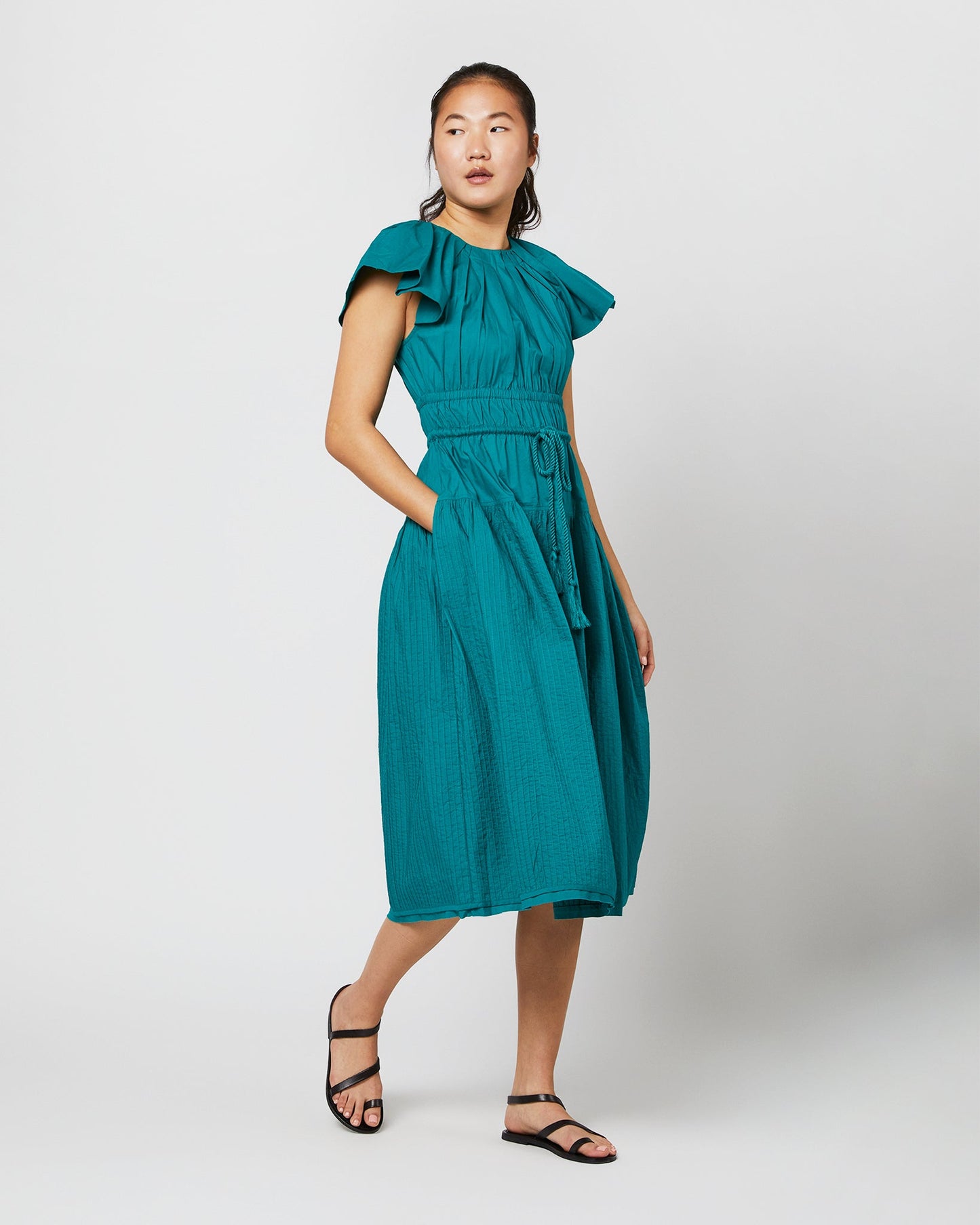 Darlene Dress in Verdigris