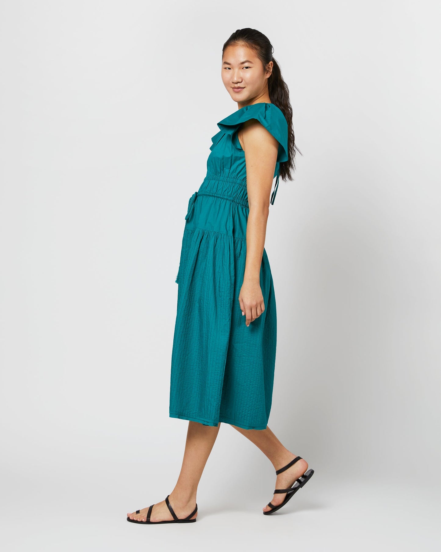 Darlene Dress in Verdigris