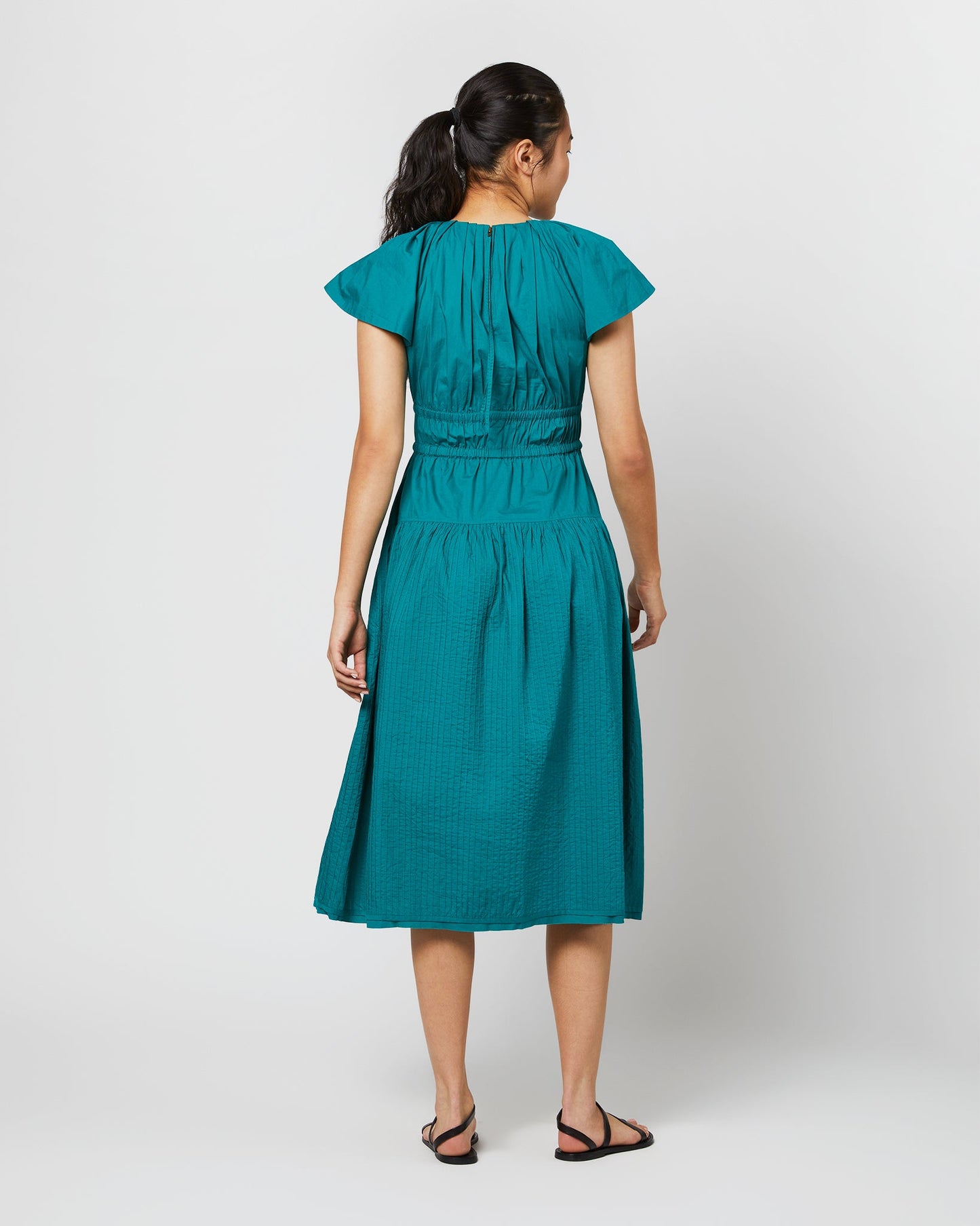 Darlene Dress in Verdigris