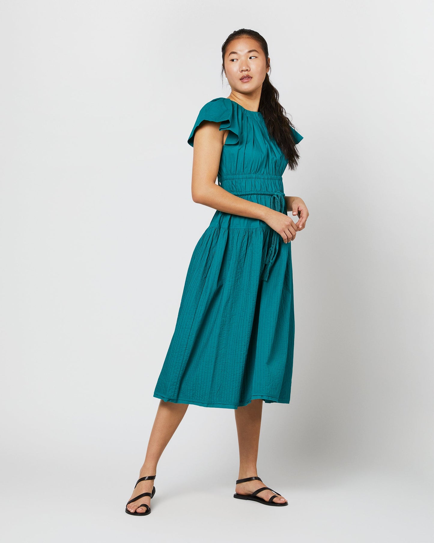 Darlene Dress in Verdigris