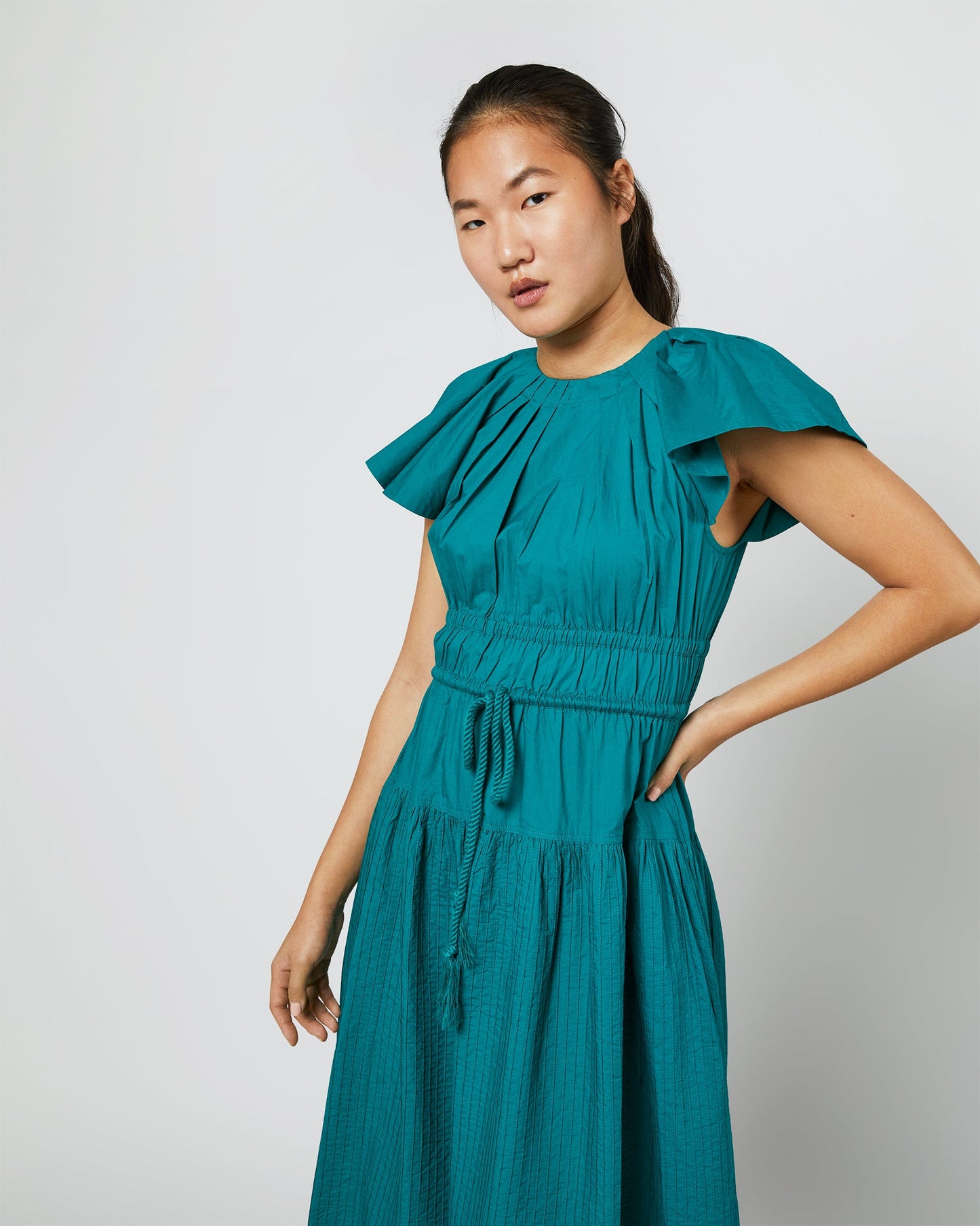 Darlene Dress in Verdigris