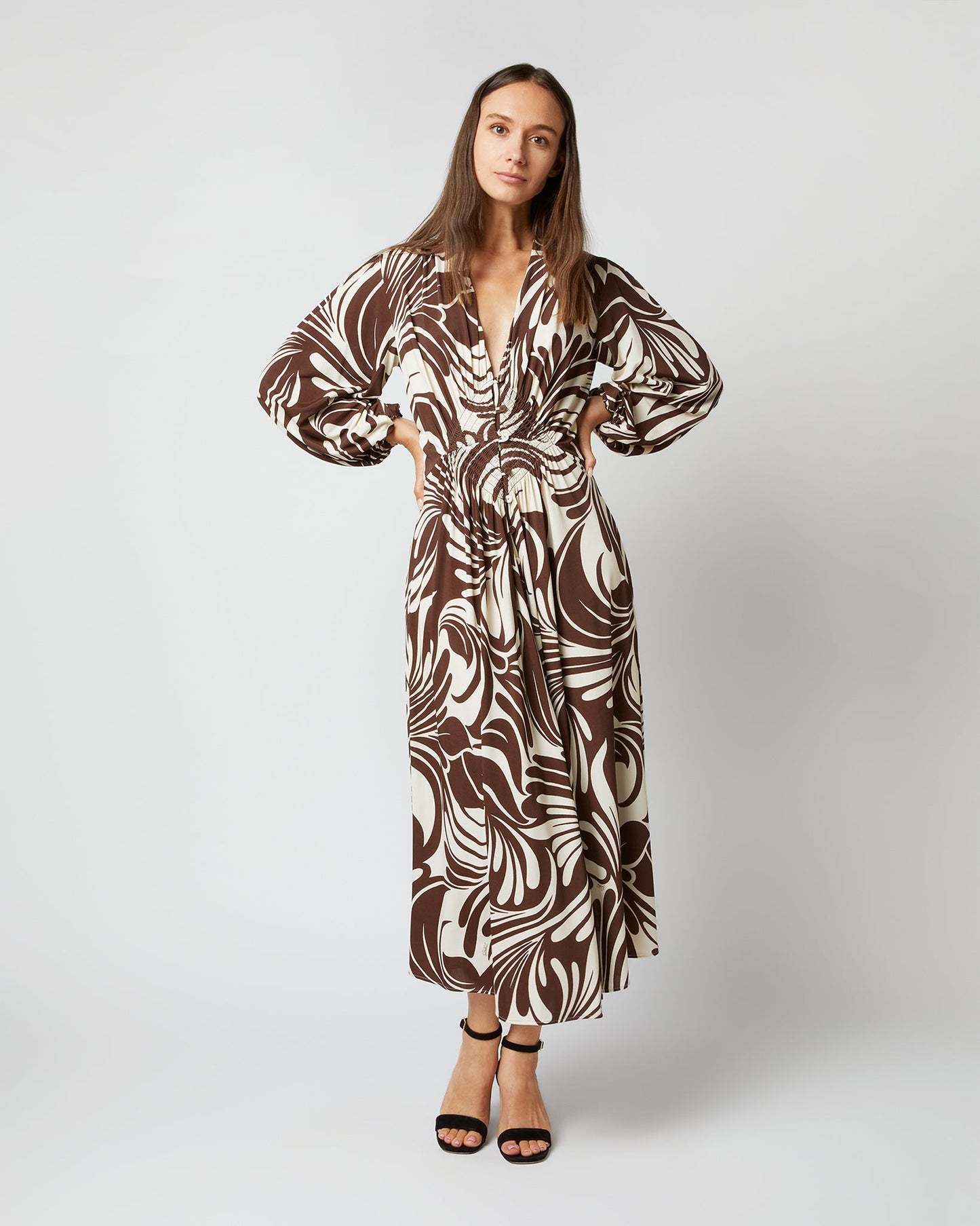 Camerino Dress in Watermarble Jersey