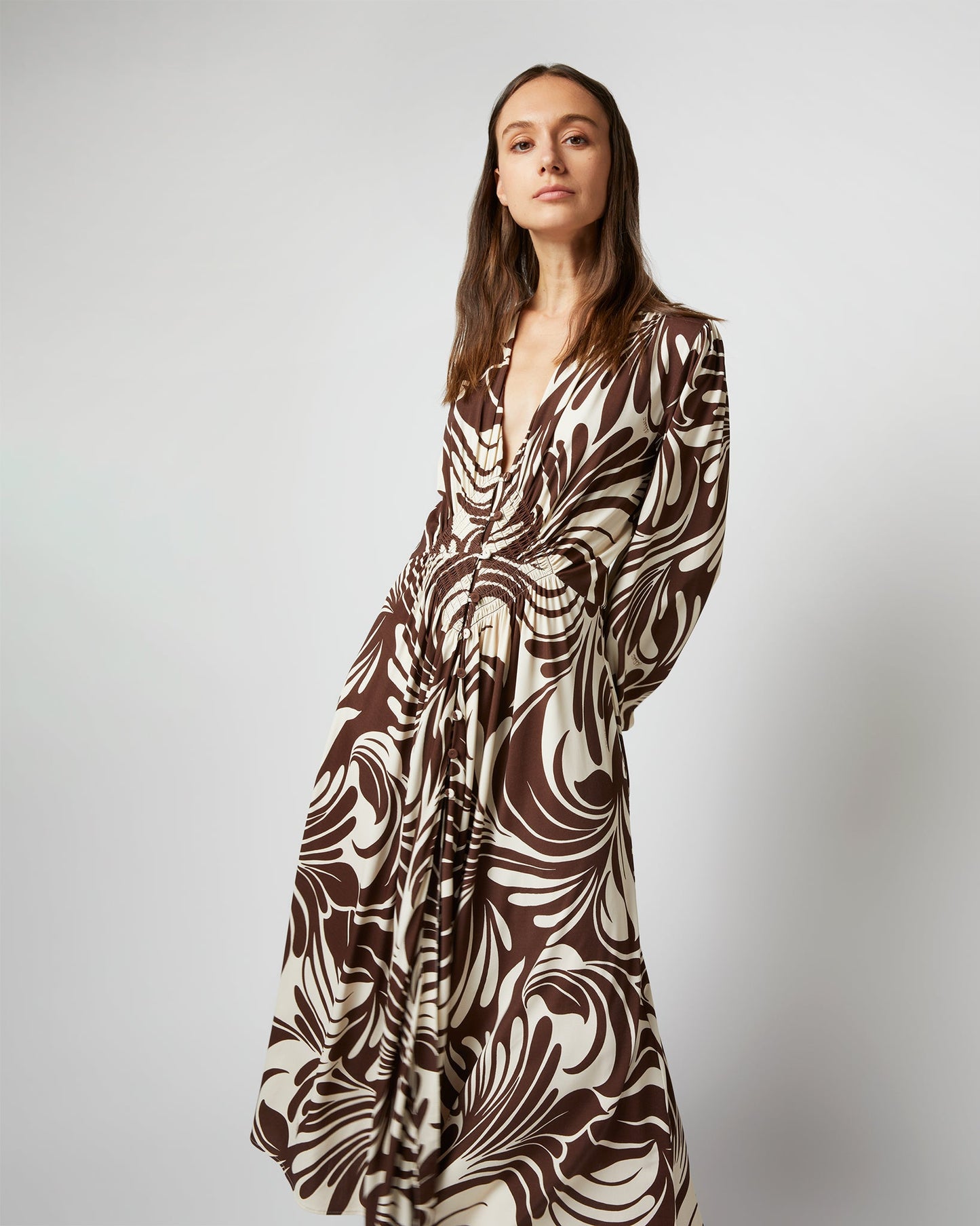 Camerino Dress in Watermarble Jersey