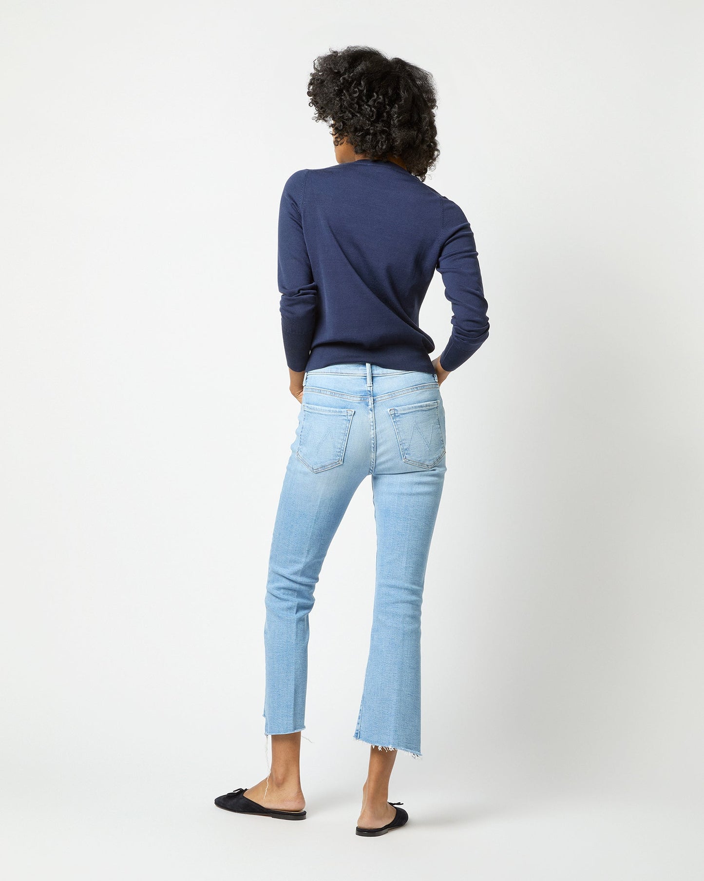 The Insider Crop Step Fray Jean in Limited Ediiton