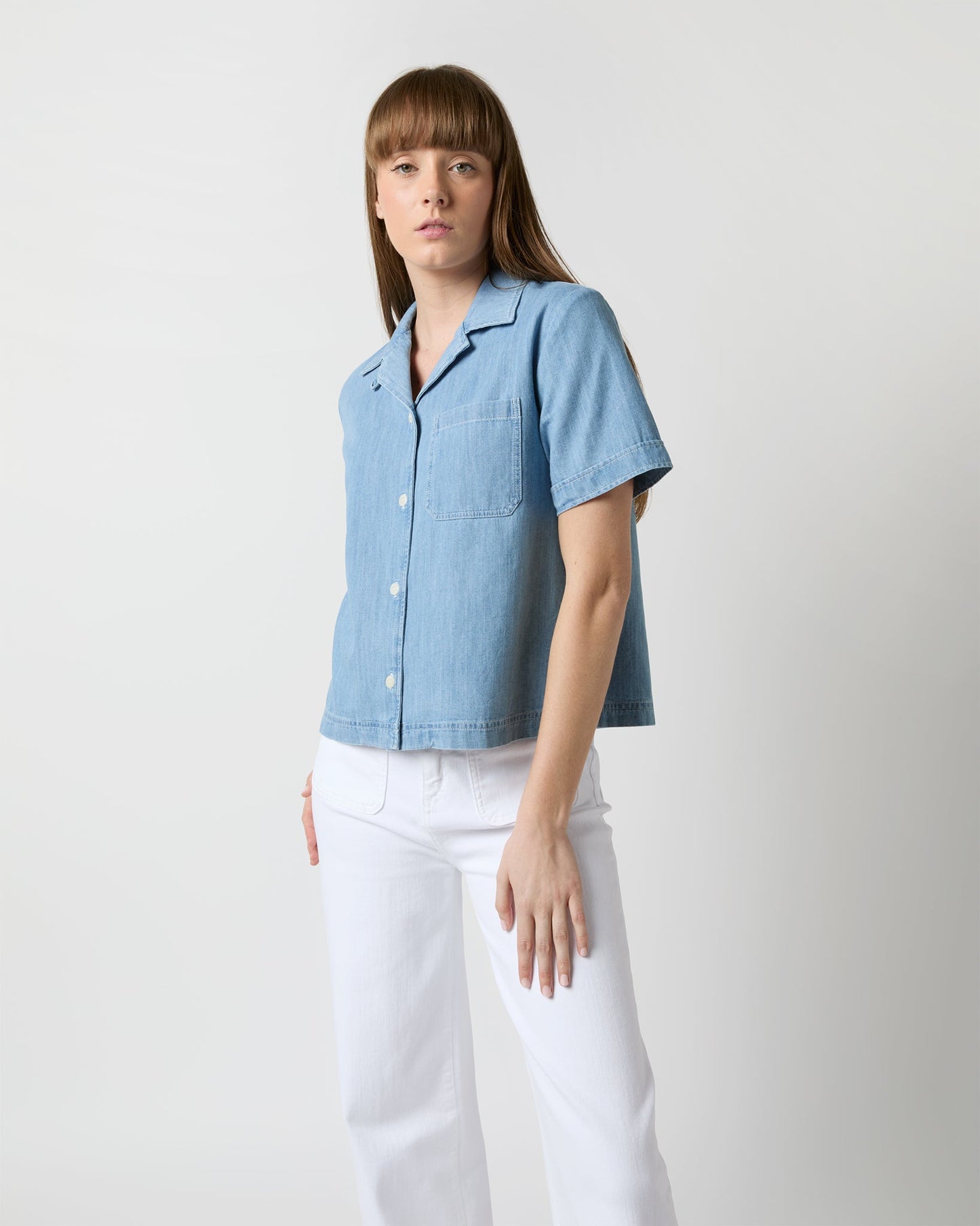 Maeva Shirt in Light Blue