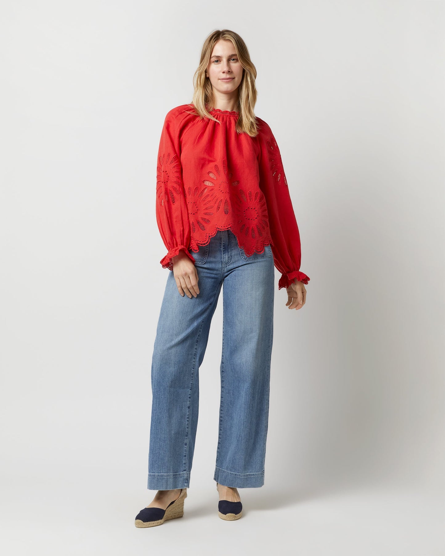 Louisa Blouse in Poppy