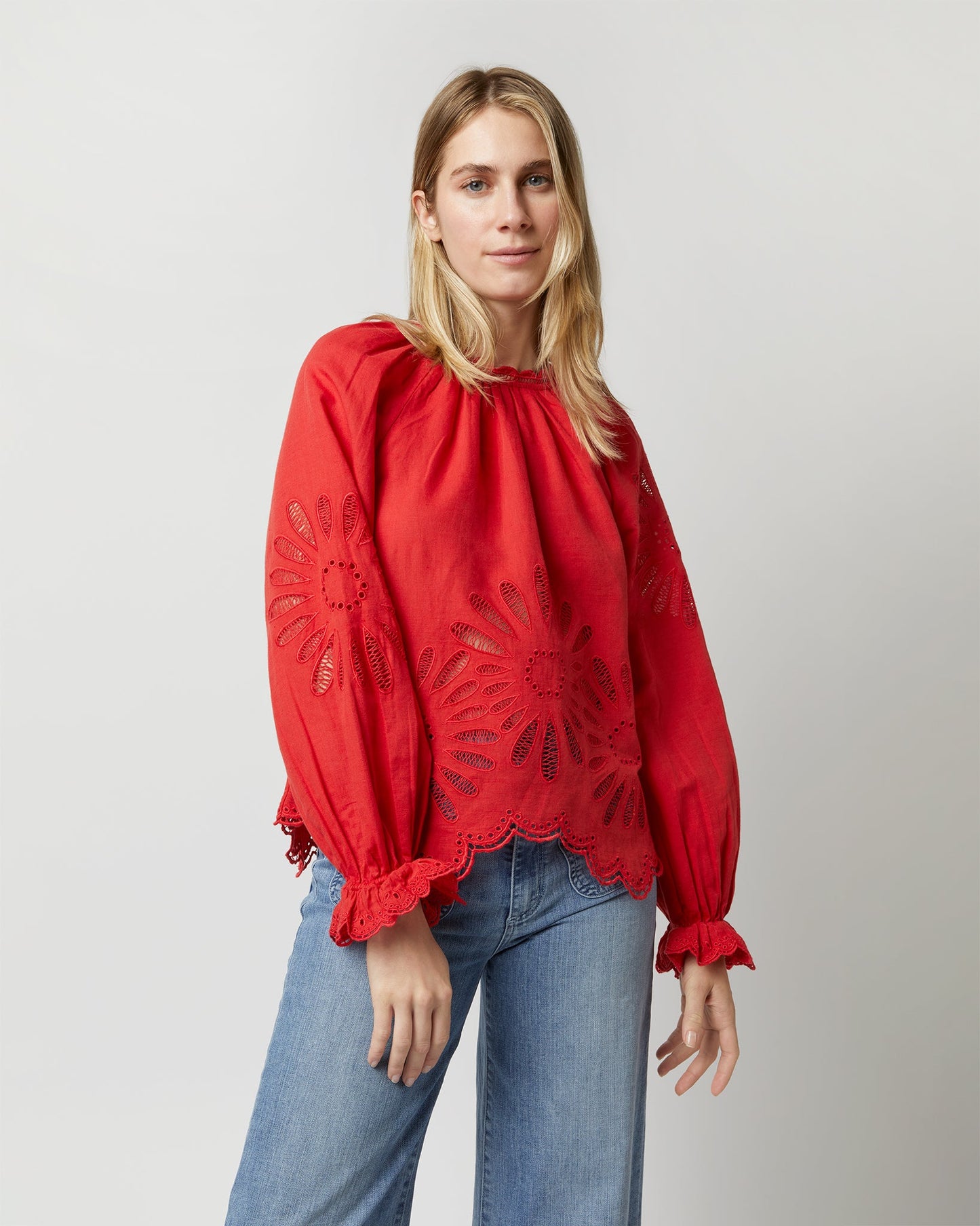 Louisa Blouse in Poppy