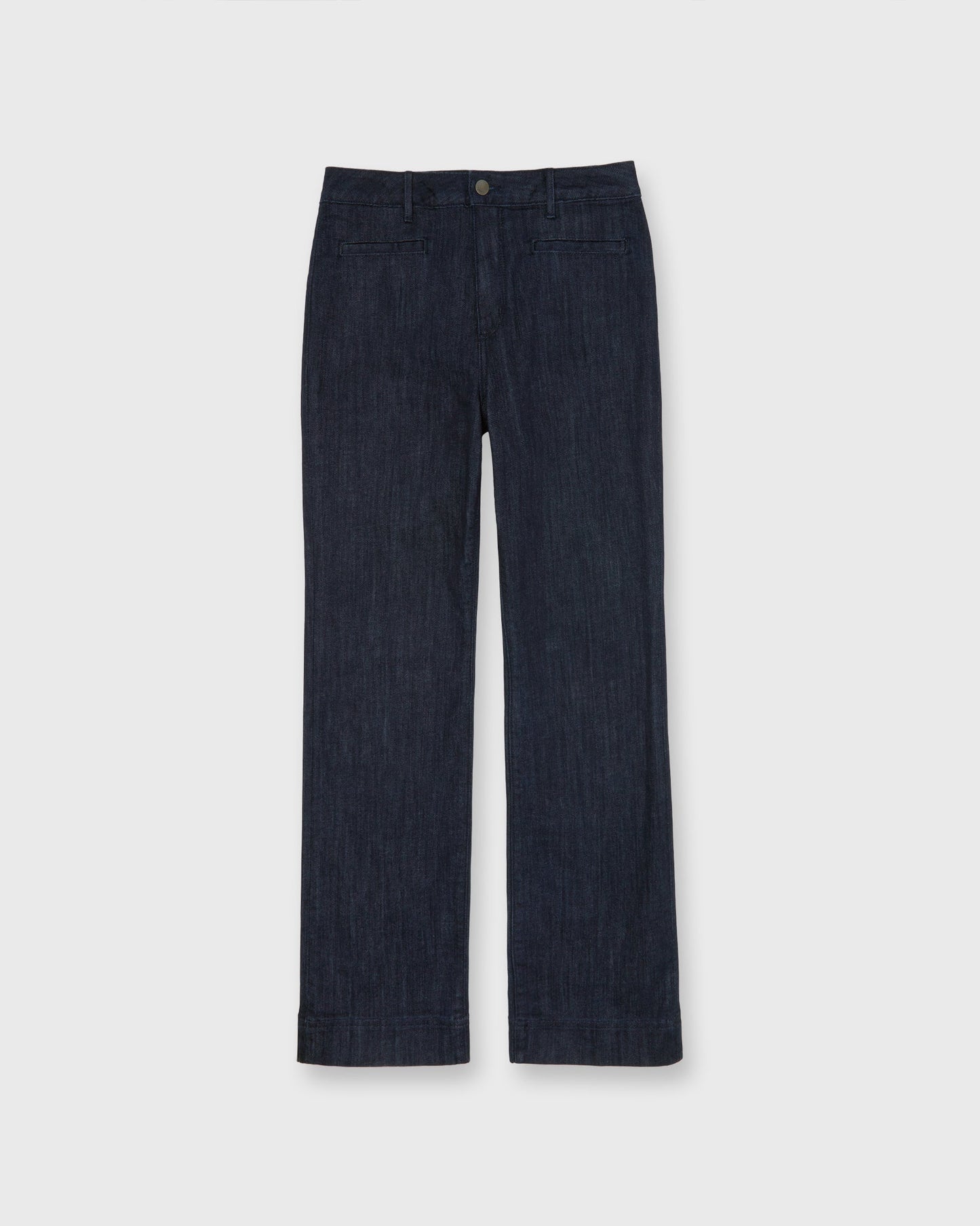 Sloane Trouser Jean in Dark Indigo Stretch Denim