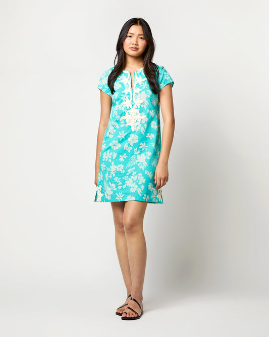 New York Mini Dress in Hawaii Turquoise