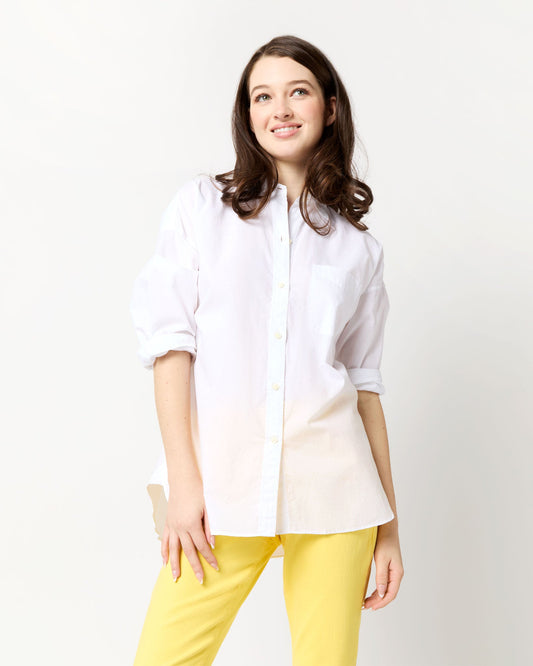 Weekender Shirt in White Summer Cloth