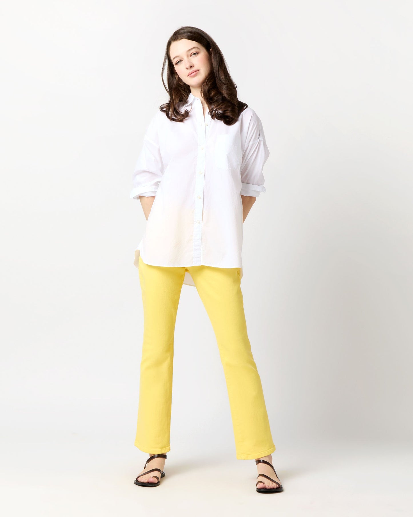 Weekender Shirt in White Summer Cloth