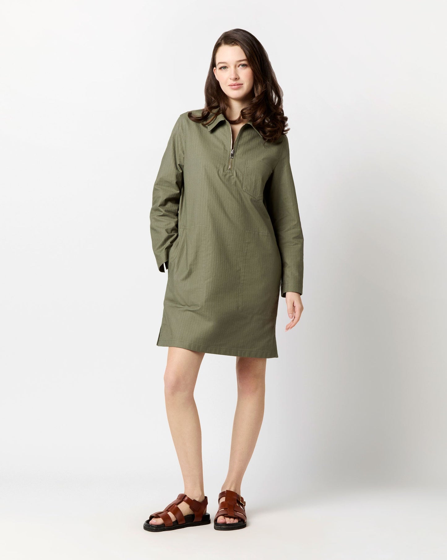 Lauren Dress in Khaki