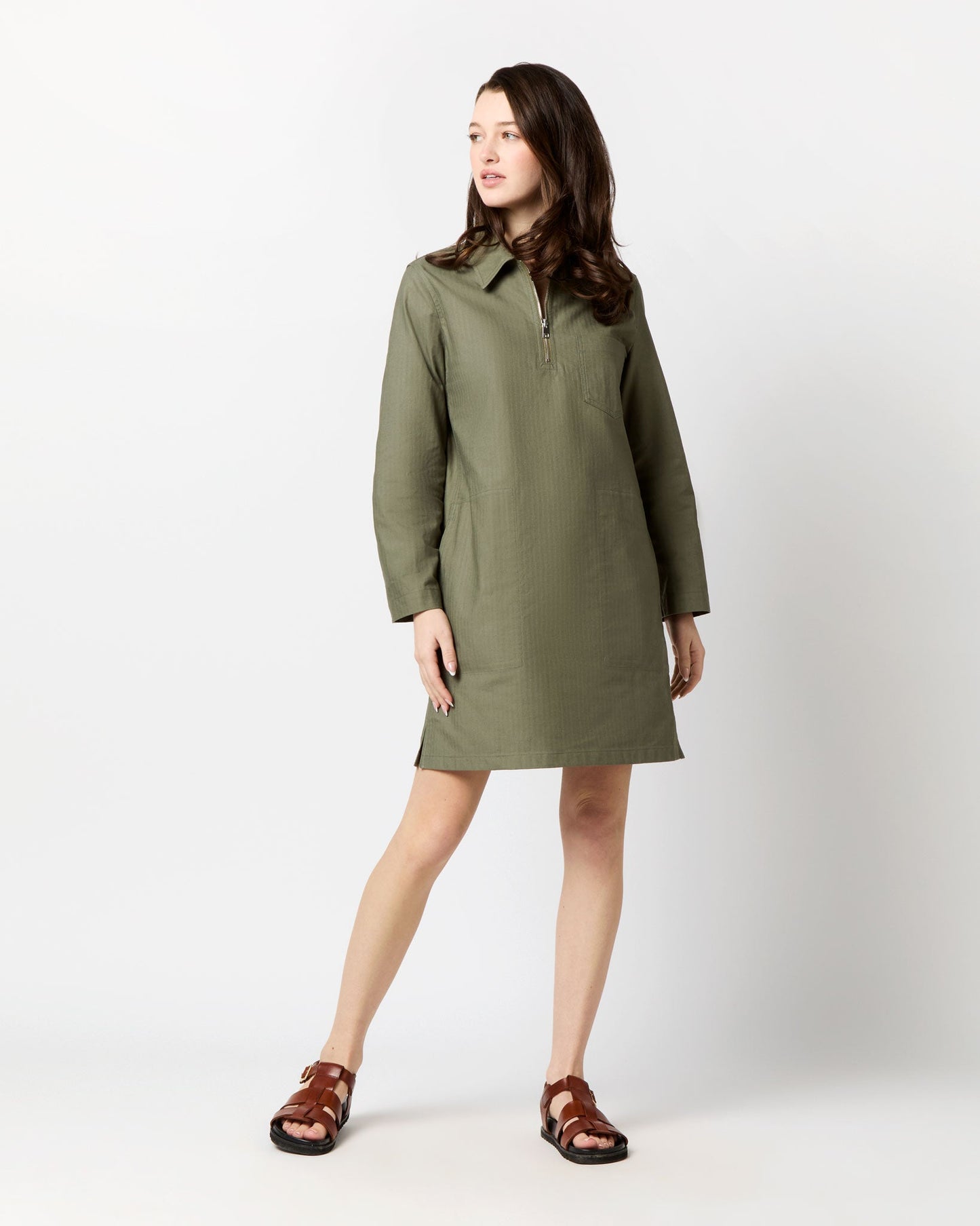 Lauren Dress in Khaki