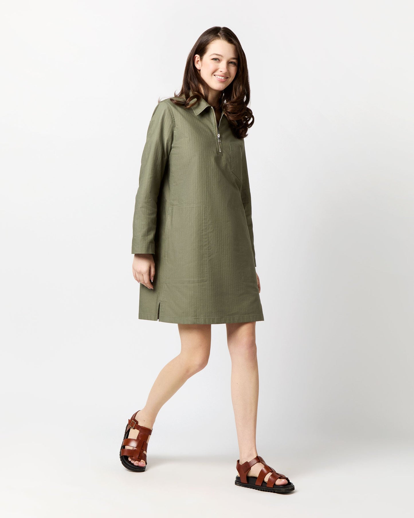 Lauren Dress in Khaki