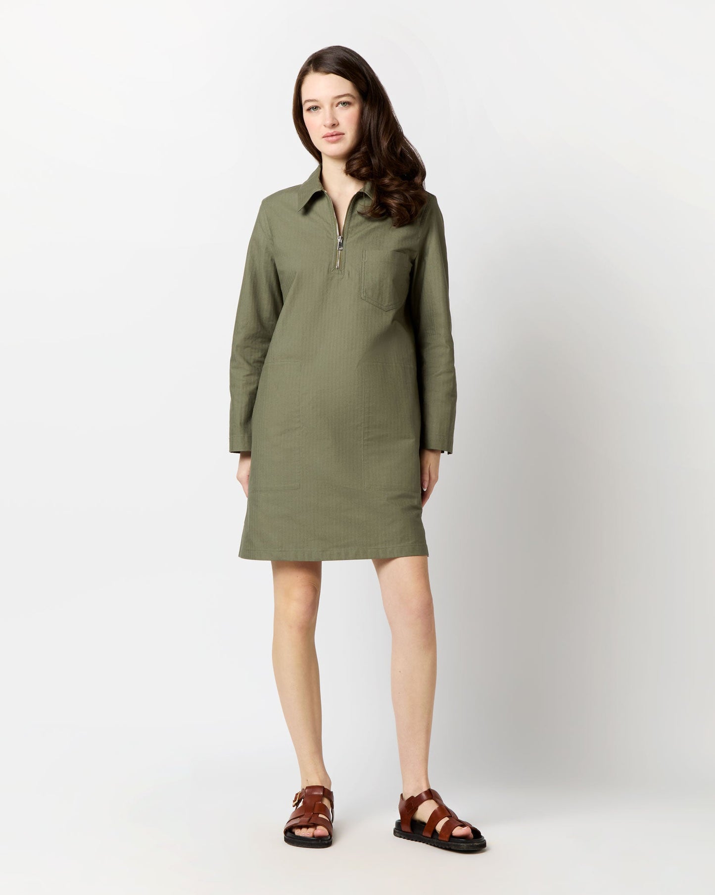 Lauren Dress in Khaki