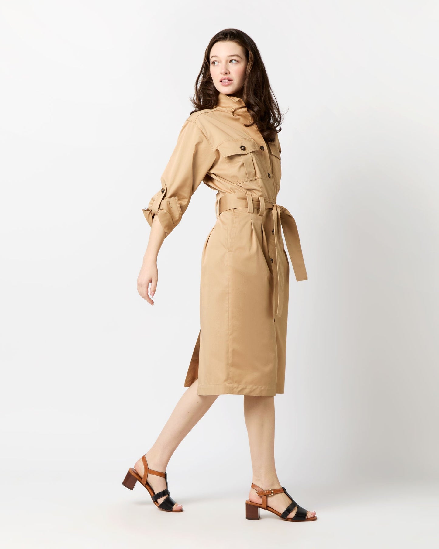 Mireille Dress in Beige