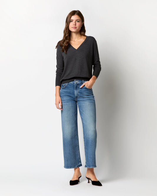 The Mid Rise Maven Ankle Jean in Toil and Trouble