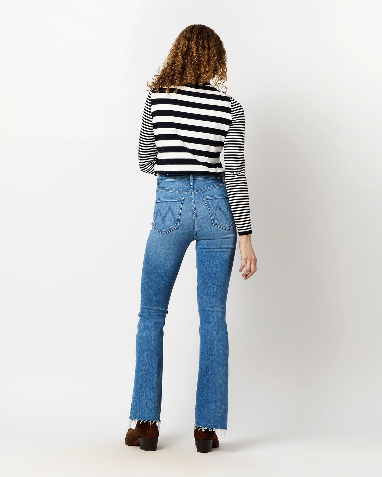 High Waisted Weekender Fray Jean in Read Between The Lines