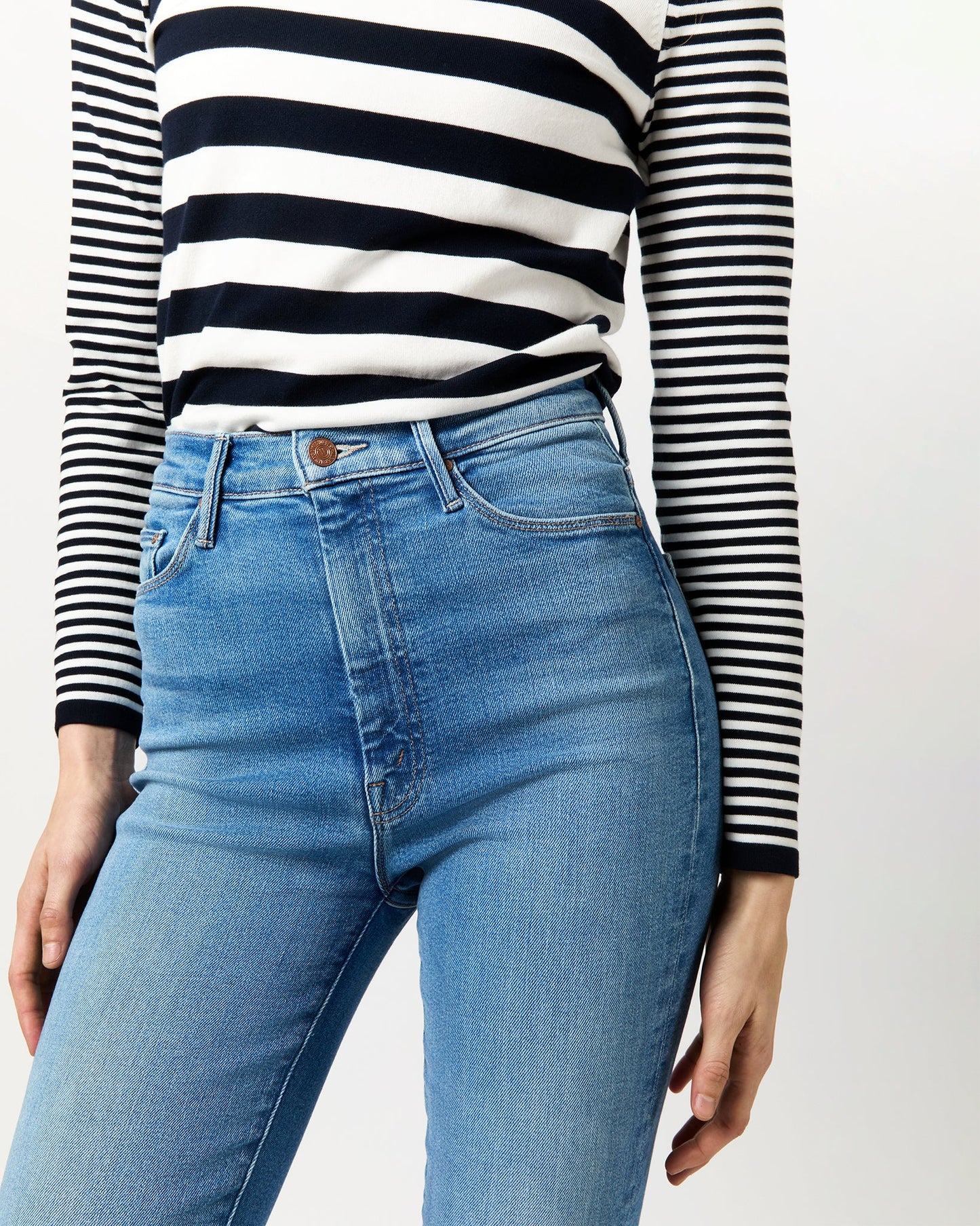 High Waisted Weekender Fray Jean in Read Between The Lines