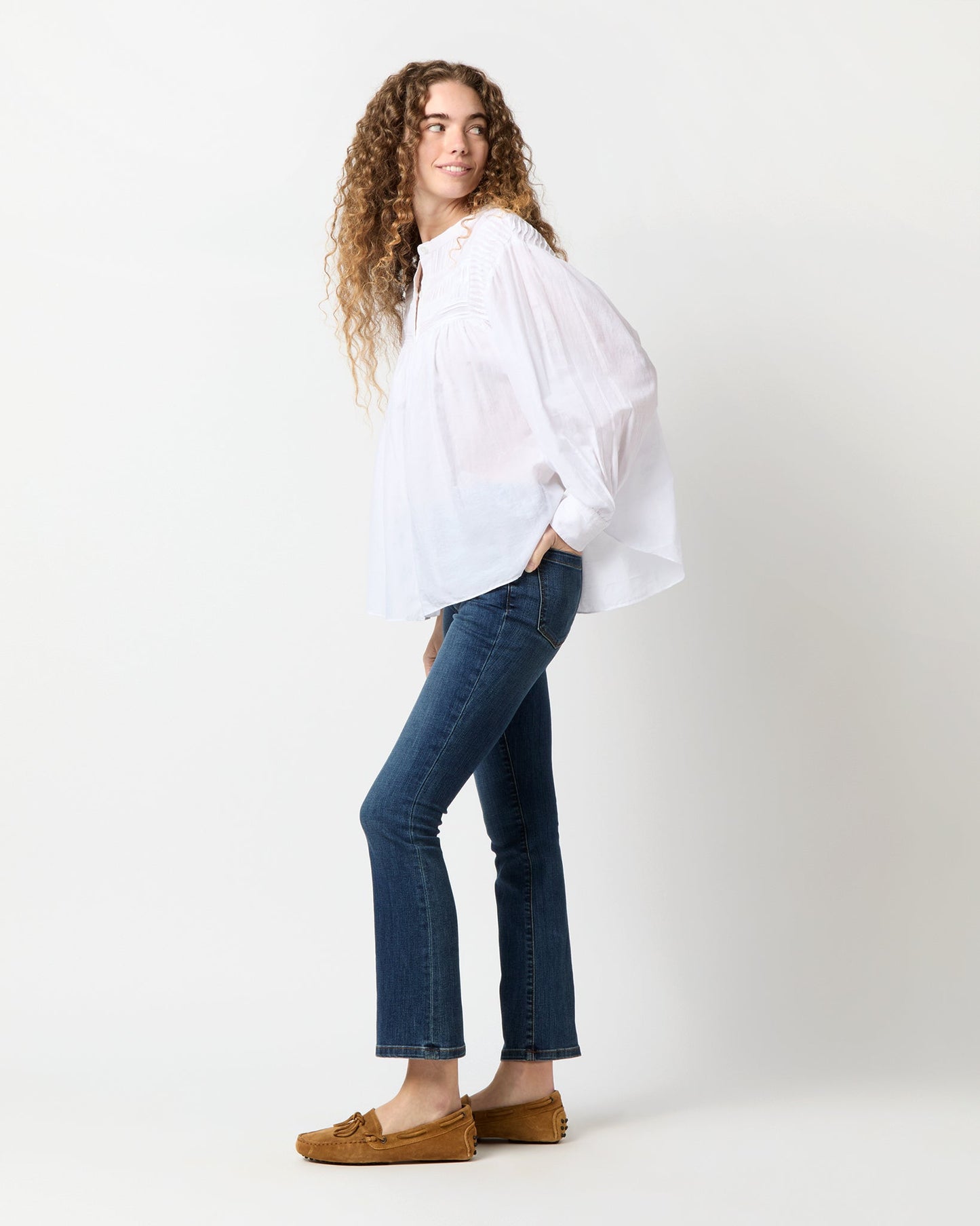 Plalia Top in White