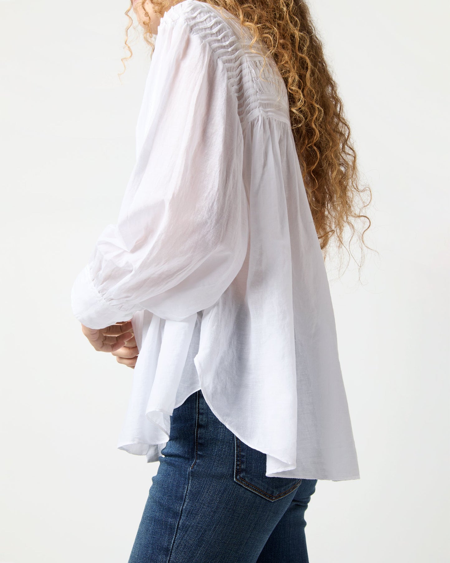 Plalia Top in White