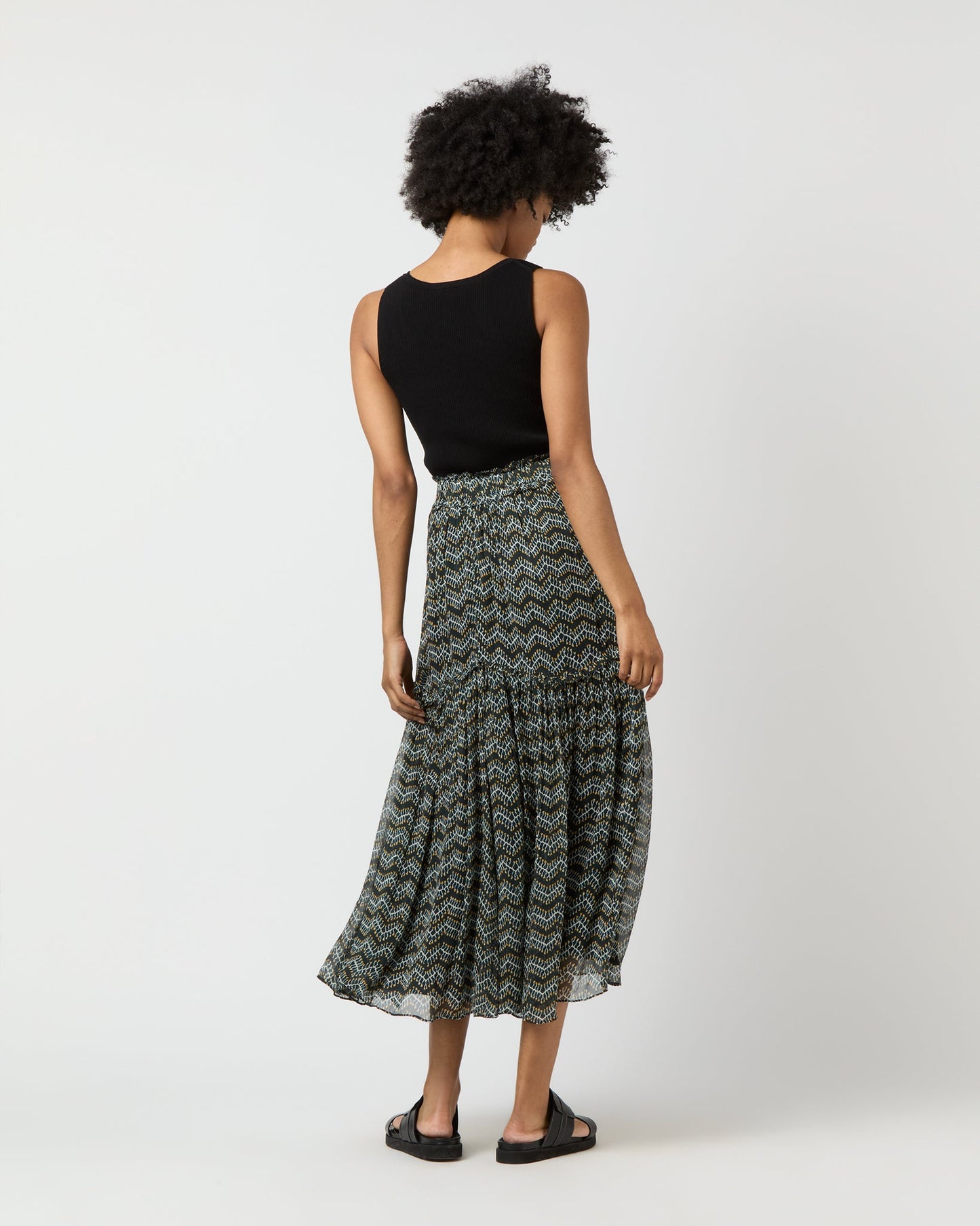 Veronique Skirt in Faded Black