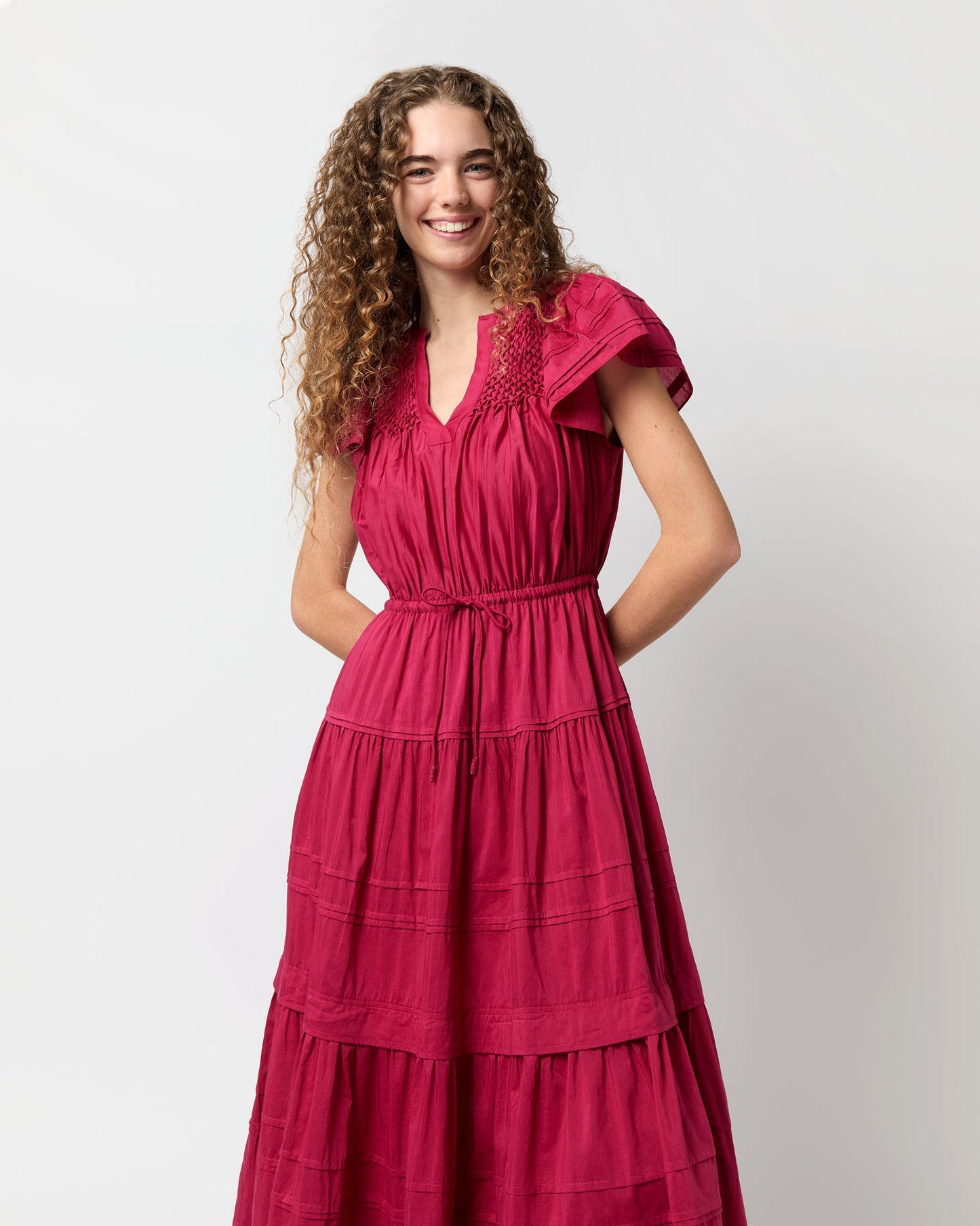 Marika Dress in Peony