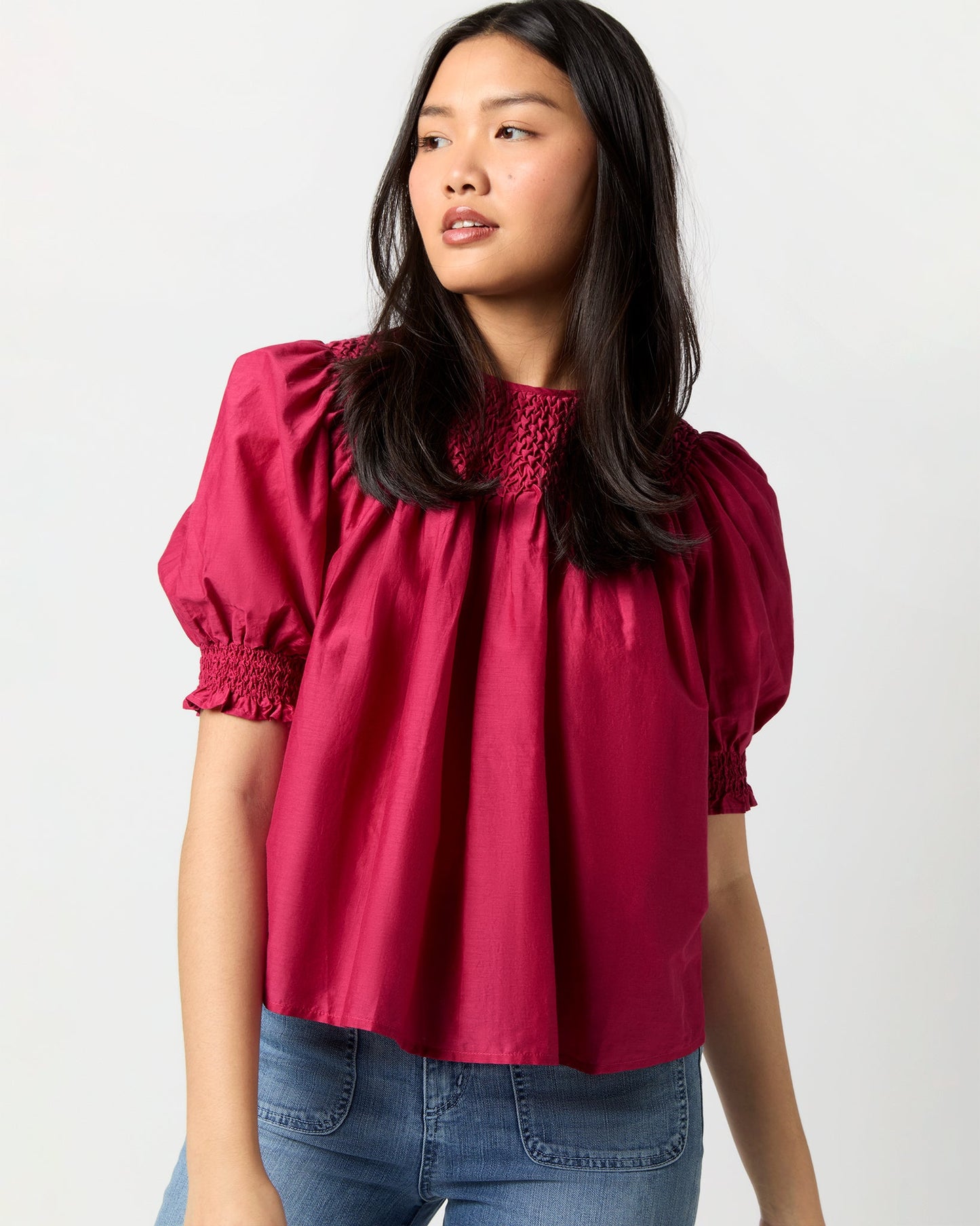 Alita Top in Peony