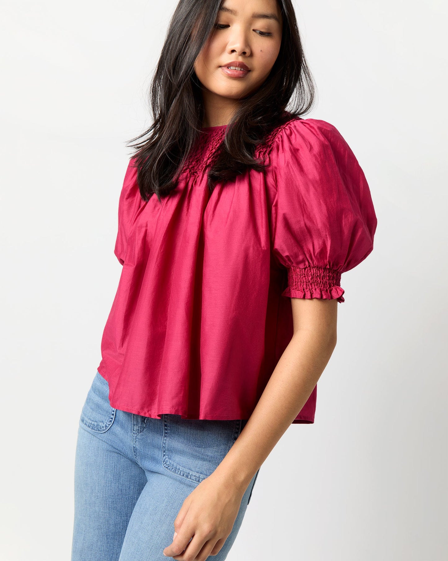 Alita Top in Peony