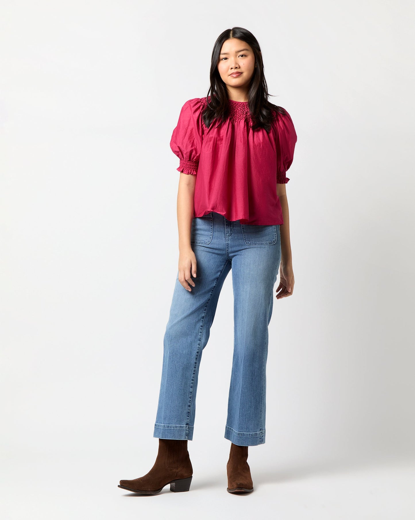 Alita Top in Peony