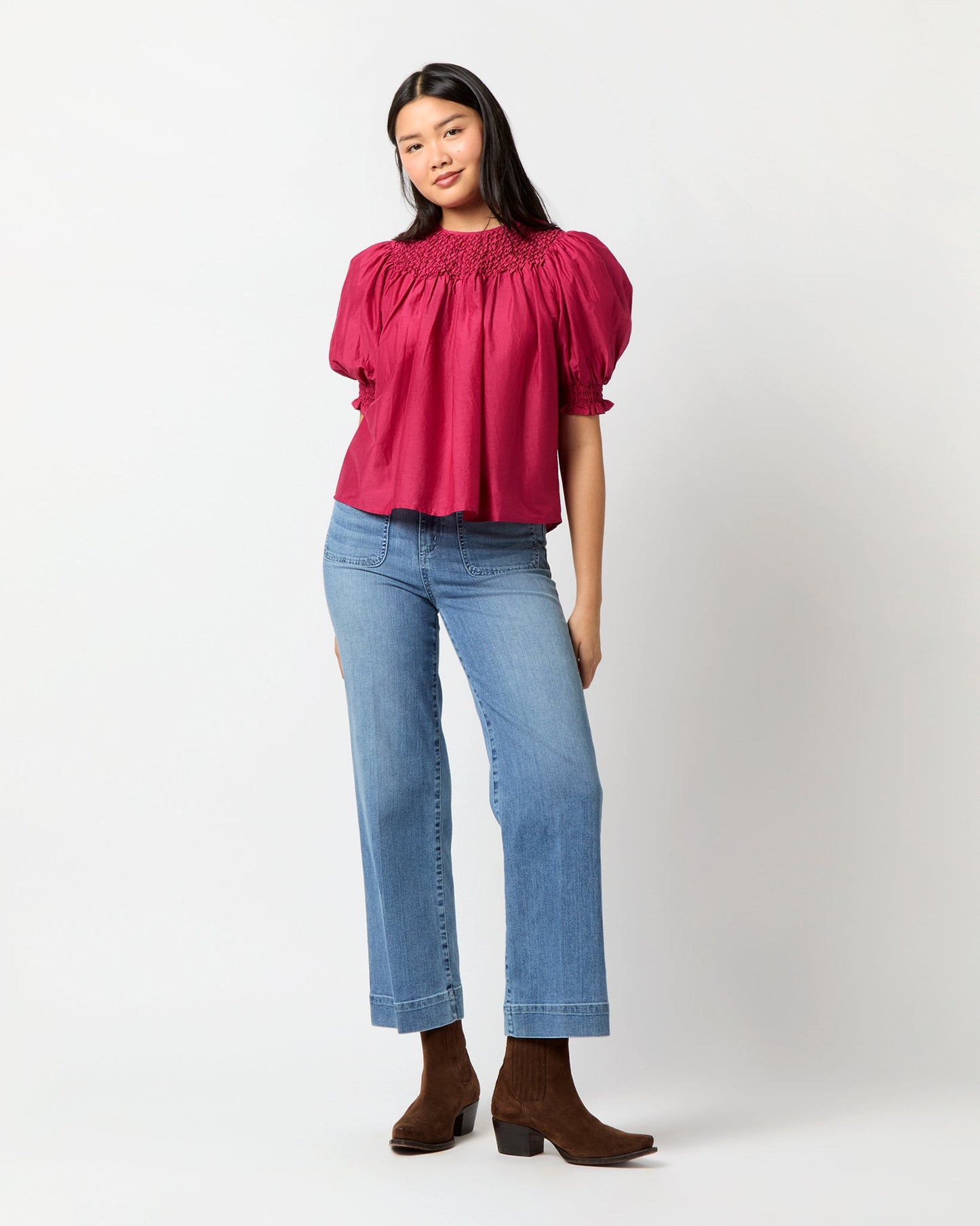 Alita Top in Peony