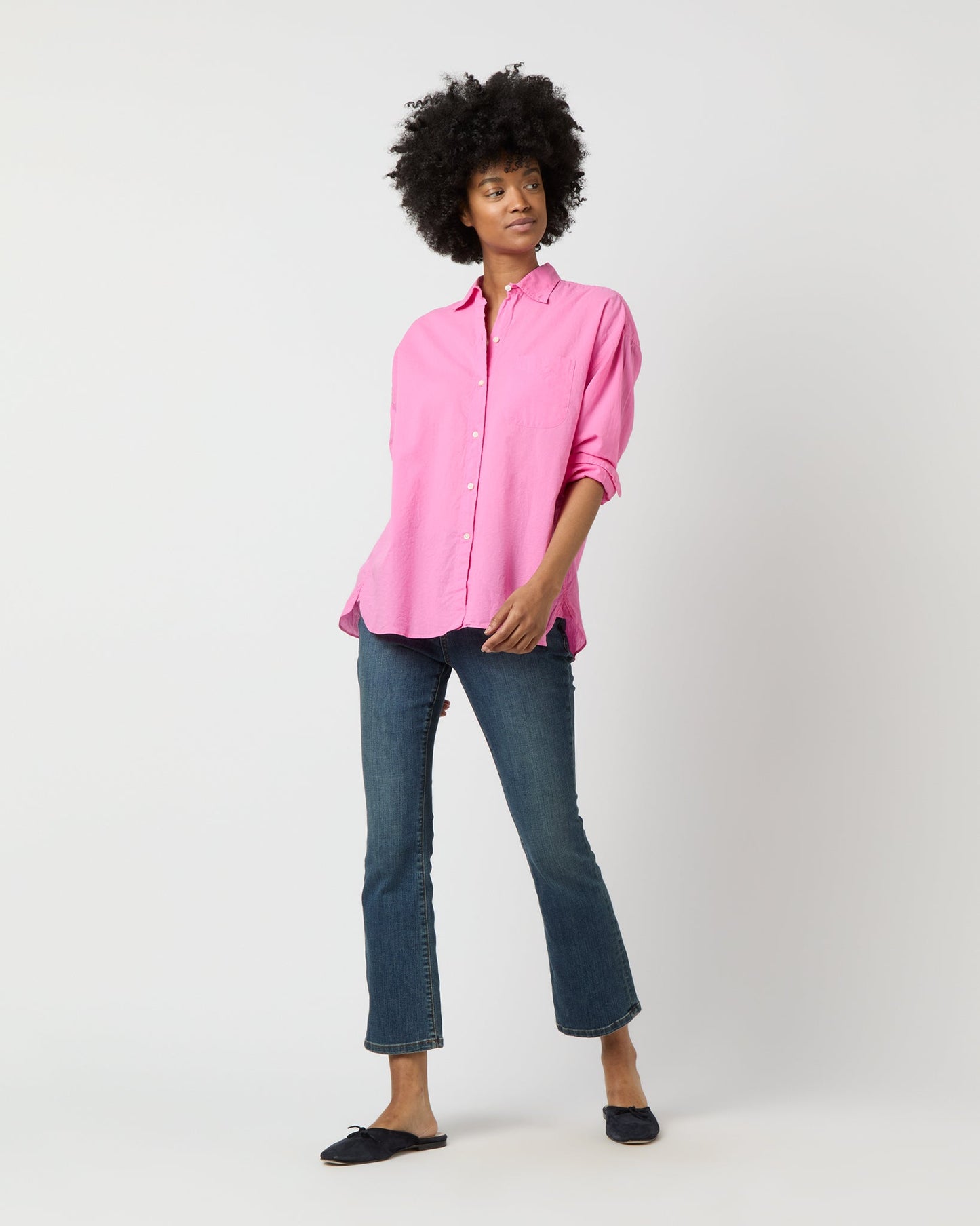 Weekender Shirt in Pink Summer Cloth