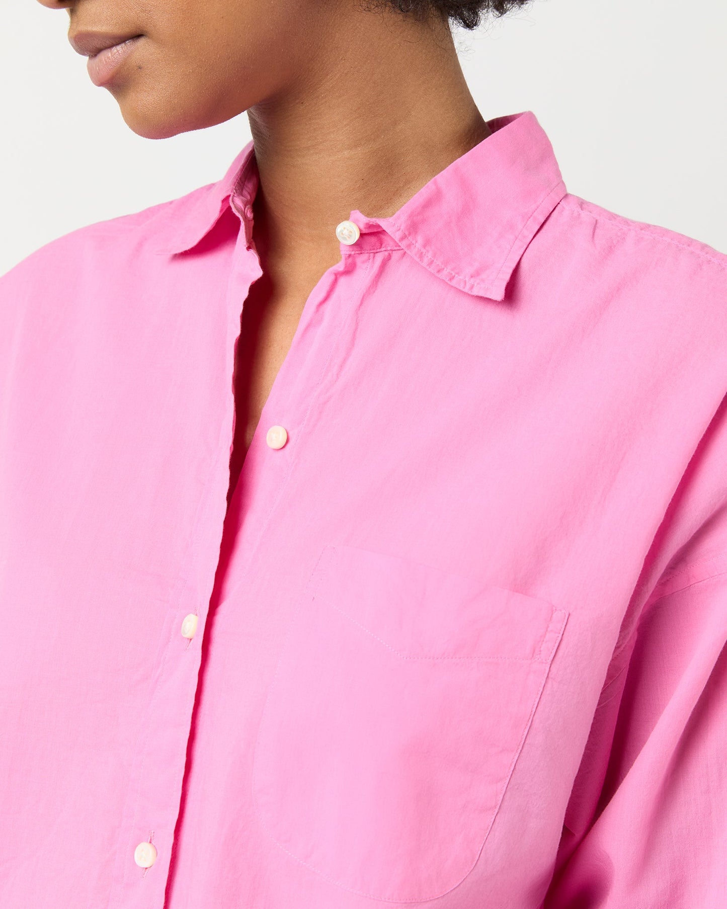 Weekender Shirt in Pink Summer Cloth